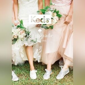 Kate Spade Silver Glitter Keds